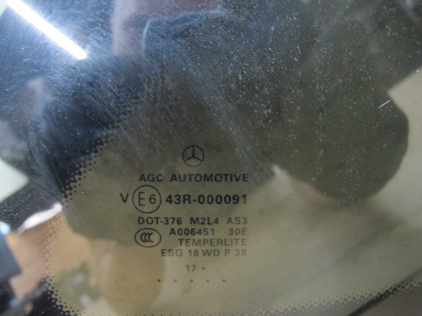 12-18 Mercedes W166 GLE Ml-class Rear Right Quarter Window Glass OEM