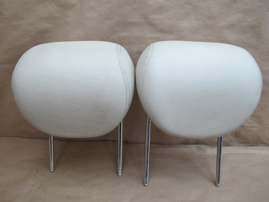 03-06 Mercedes R230 Sl-class Set of 2 Front Left & Right Leather Headrest OEM