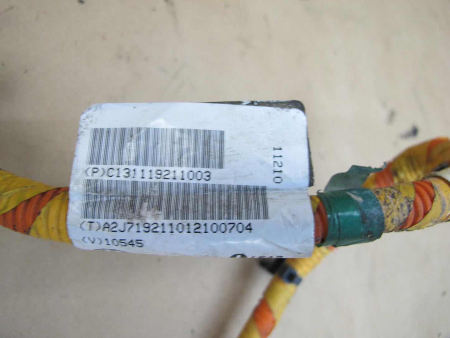 11-12 Fisker Karma Rear Electric Motor Wiring w High Voltage Power Cable OEM