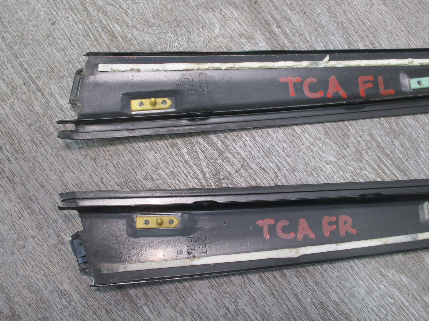 92-96 Toyota Cresta MARK2 JZX90 Door Exterior Pillar Trim Molding Set OEM