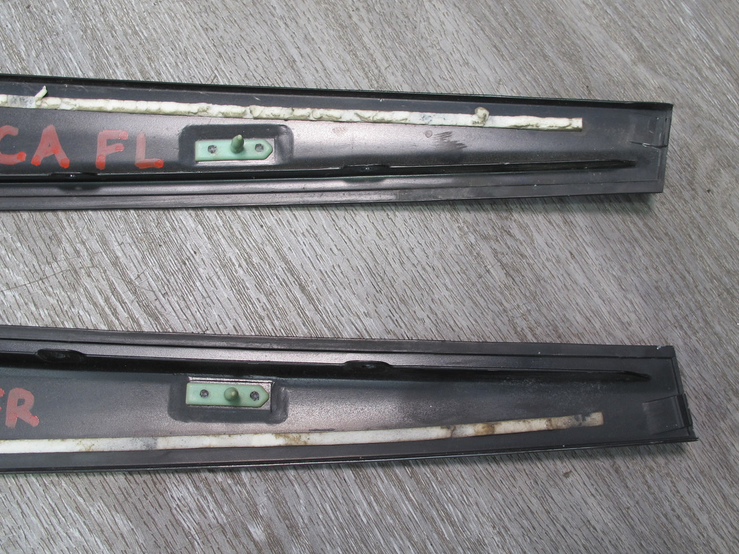 92-96 Toyota Cresta MARK2 JZX90 Door Exterior Pillar Trim Molding Set OEM