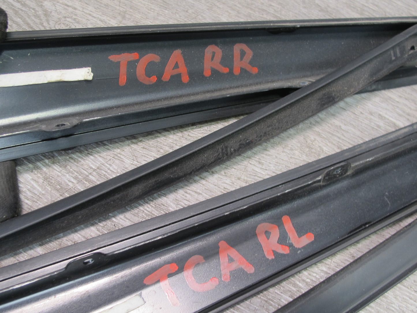 92-96 Toyota Cresta MARK2 JZX90 Door Exterior Pillar Trim Molding Set OEM