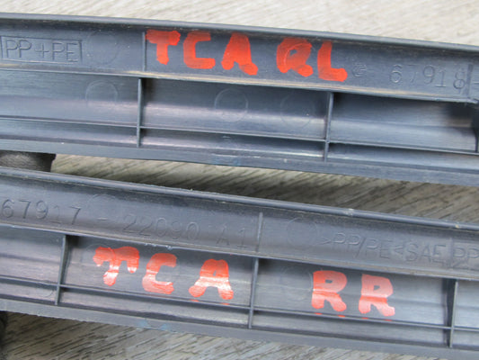 92-96 Toyota Cresta JZX90 Set of 4 Front & Rear Door Scuff Sill Plate Trim OEM