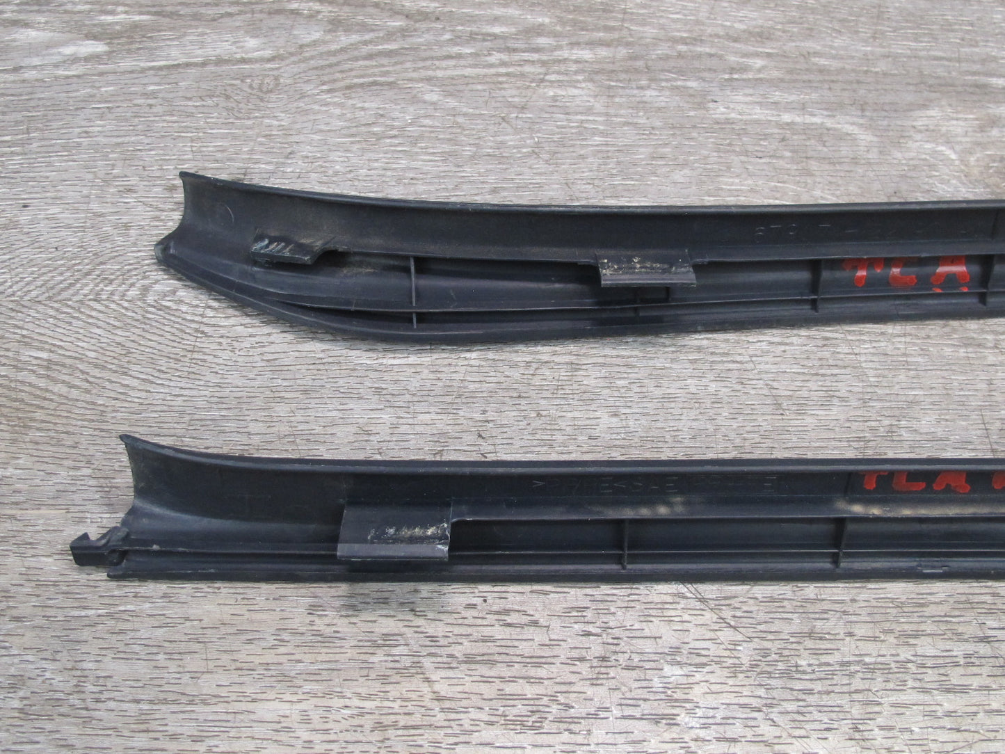92-96 Toyota Cresta JZX90 Set of 4 Front & Rear Door Scuff Sill Plate Trim OEM