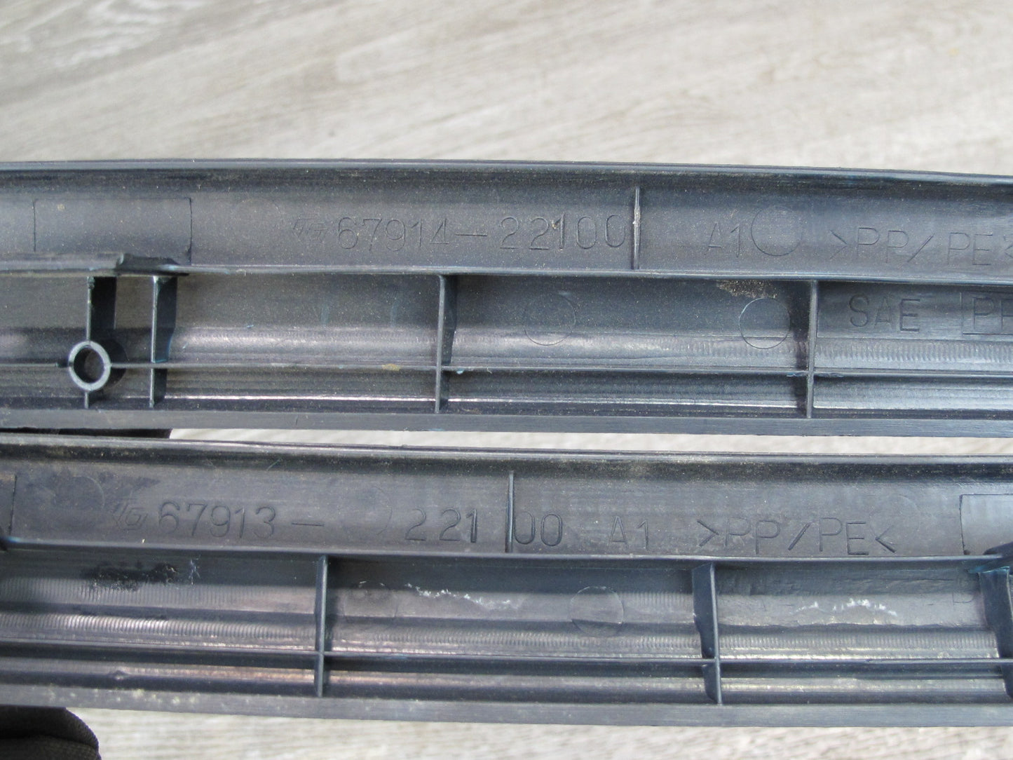 92-96 Toyota Cresta JZX90 Set of 4 Front & Rear Door Scuff Sill Plate Trim OEM