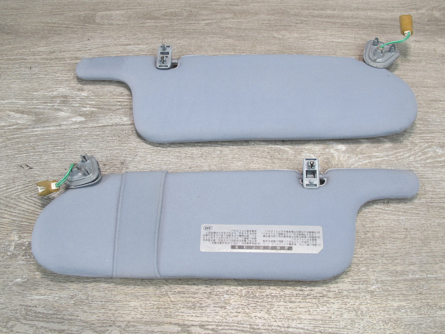 92-96 Toyota Cresta JZX90 Set of 2 Front Left & Right Sun Visor OEM