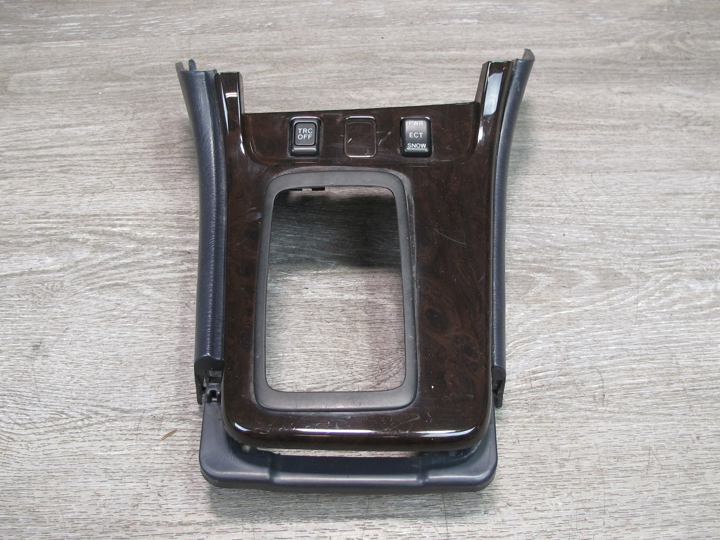 92-96 Toyota Cresta MARK2 JZX90 A/T Shifter Console Trim Bezel Panel Wood OEM
