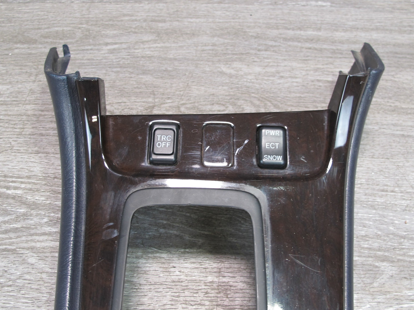 92-96 Toyota Cresta MARK2 JZX90 A/T Shifter Console Trim Bezel Panel Wood OEM