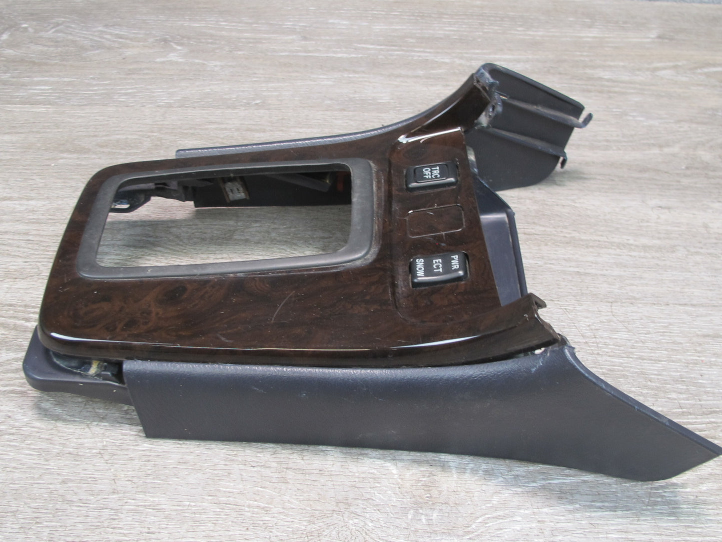 92-96 Toyota Cresta MARK2 JZX90 A/T Shifter Console Trim Bezel Panel Wood OEM