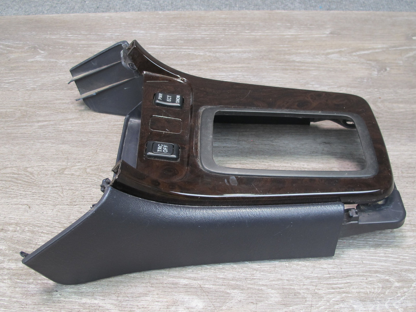 92-96 Toyota Cresta MARK2 JZX90 A/T Shifter Console Trim Bezel Panel Wood OEM