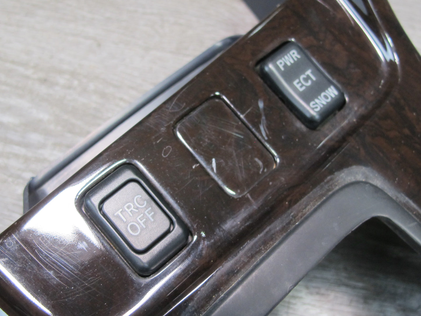 92-96 Toyota Cresta MARK2 JZX90 A/T Shifter Console Trim Bezel Panel Wood OEM