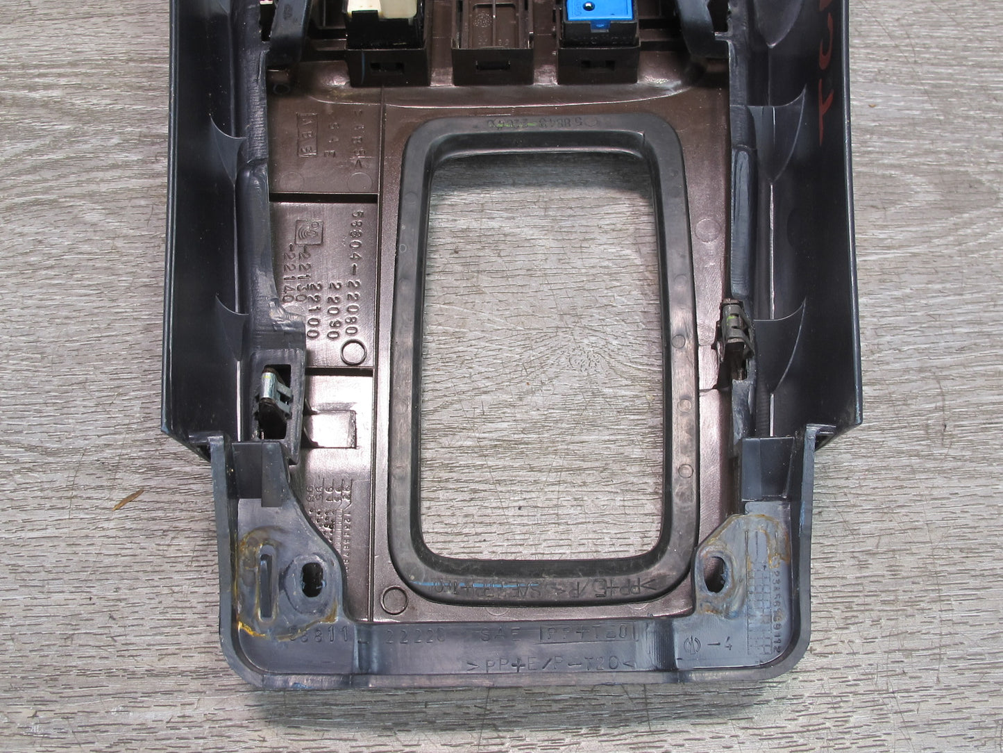 92-96 Toyota Cresta MARK2 JZX90 A/T Shifter Console Trim Bezel Panel Wood OEM