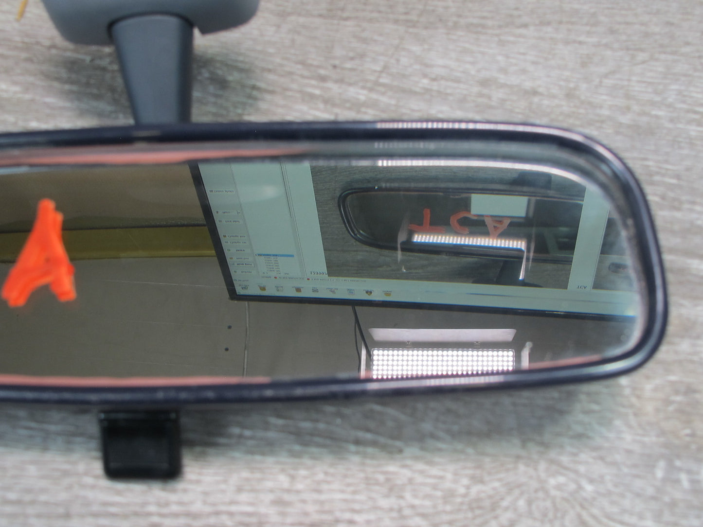 92-96 Toyota Cresta MARK2 JZX90 Manual Dimming Interior Rear View Mirror OEM