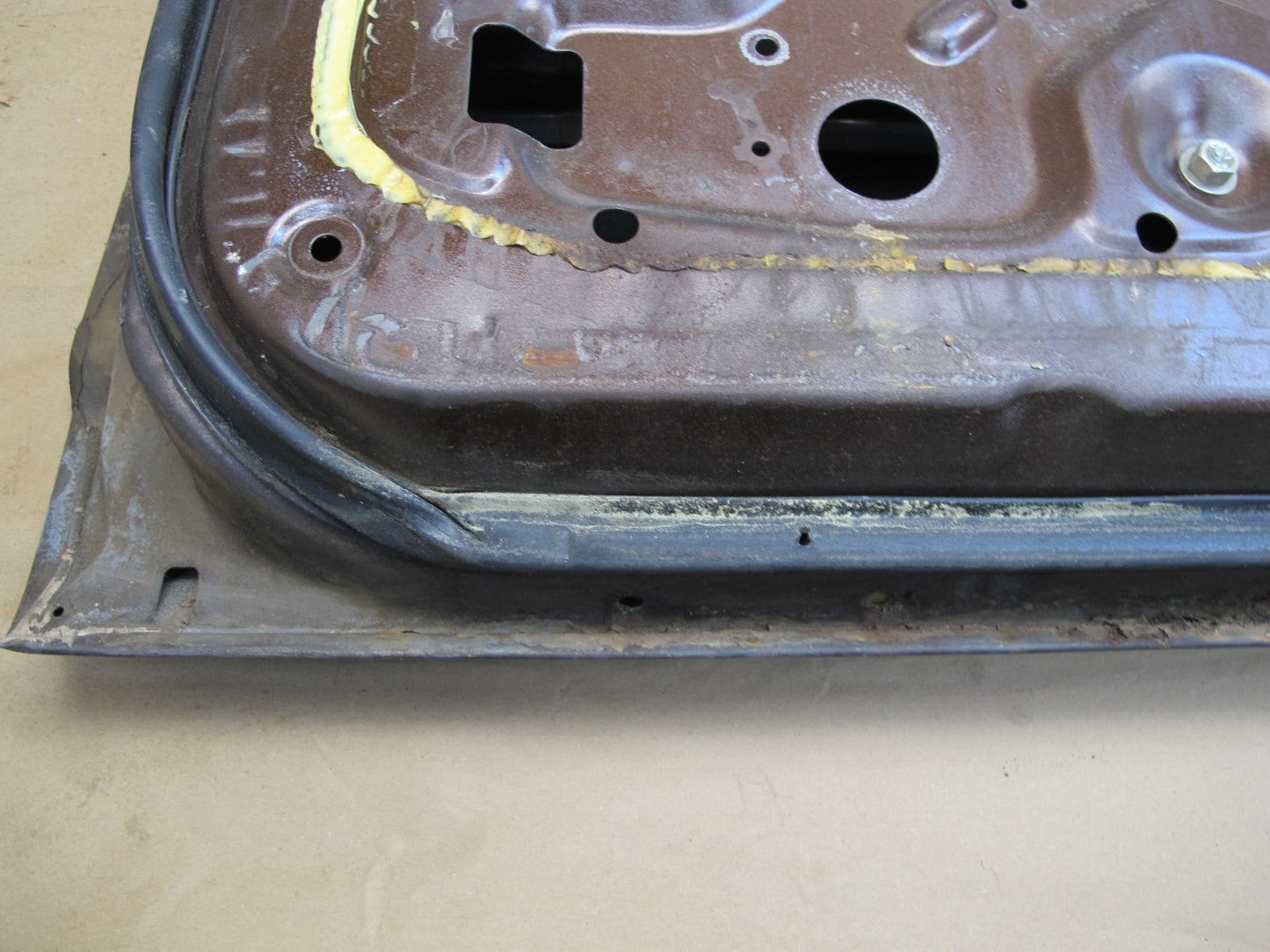 79-83 Datsun Nissan 280ZX S130 2+0 Right Passenger Door Shell Panel Brown OEM
