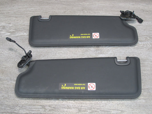 2006-2012 Bentley Flying Spur Front Left & Right Side Sun Visor Shade Black Set