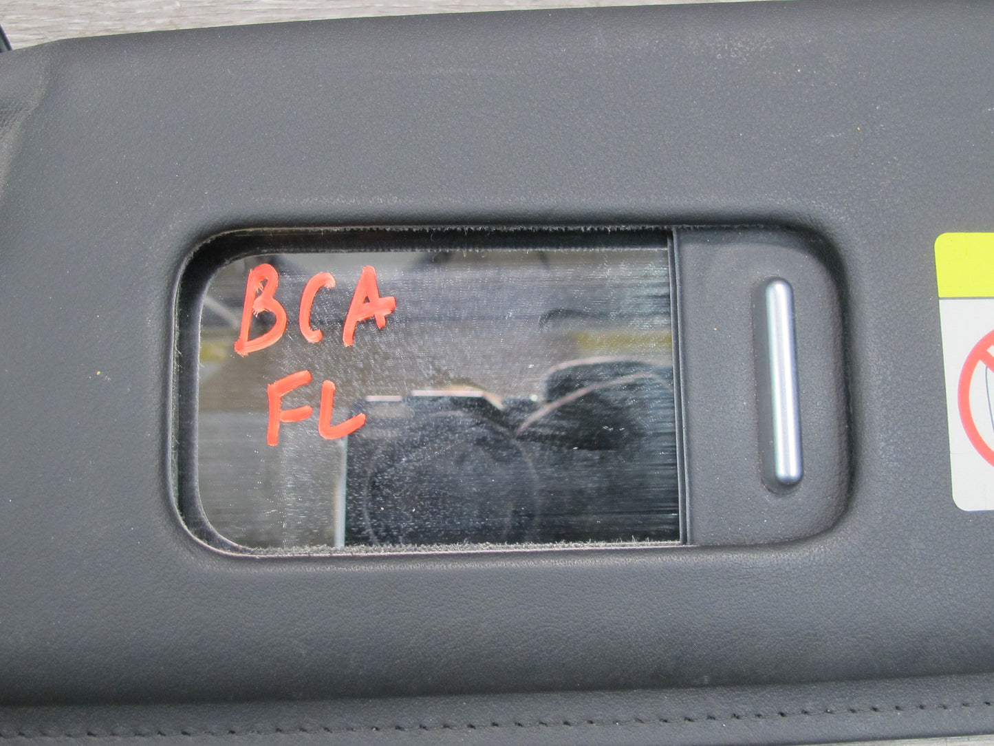 2006-2012 Bentley Flying Spur Front Left & Right Side Sun Visor Shade Black Set