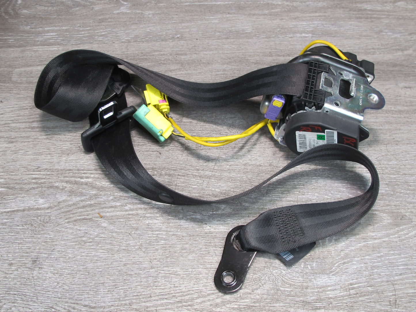06-12 BENTLEY CONTINENTAL FLYING SPUR FRONT RIGHT PASSENGER SIDE SEATBELT RETRACTOR OEM