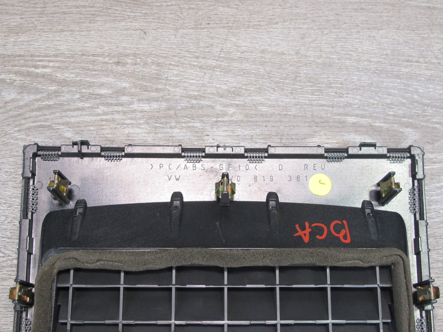 03-10 Bentley Continental GTC GT Flying Spur Dash Center A/C Air Vent Grille