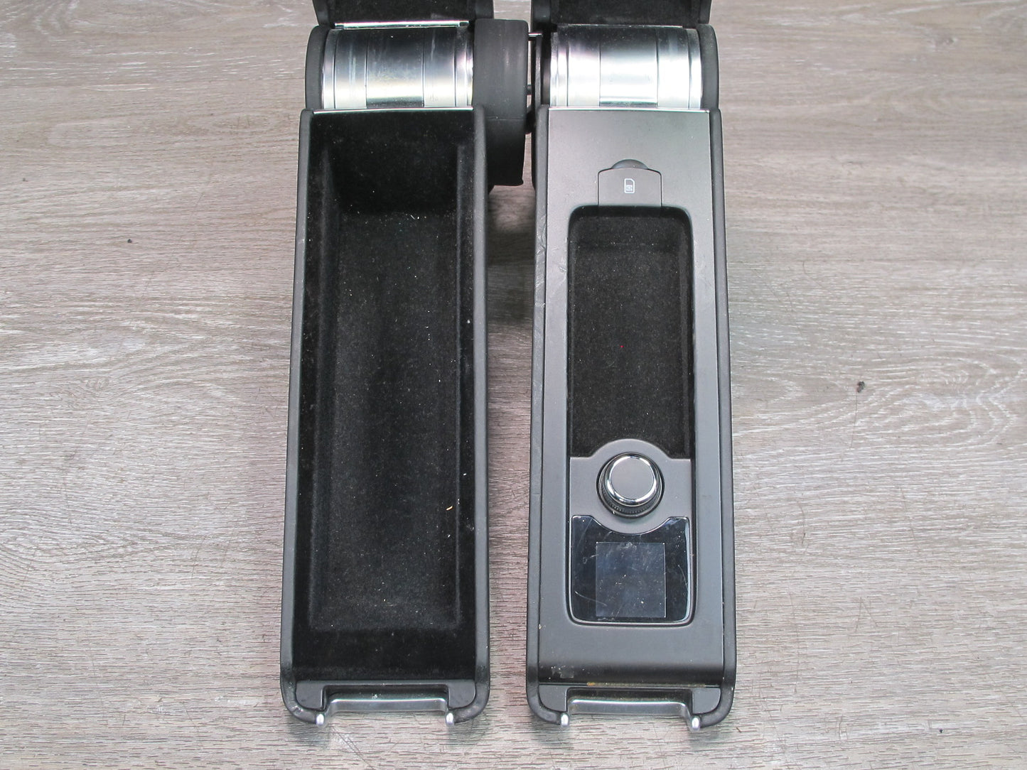06-12 Bentley Continental Flying Spur Center Console Leather Armrest Set of 2