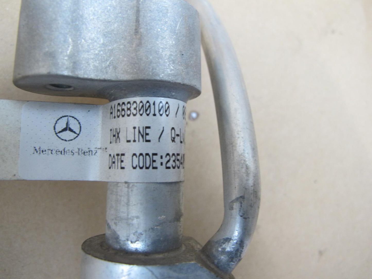 12-15 Mercedes W166 ML350 A/C Air Condition Hose Pipe Line Valve Set OEM