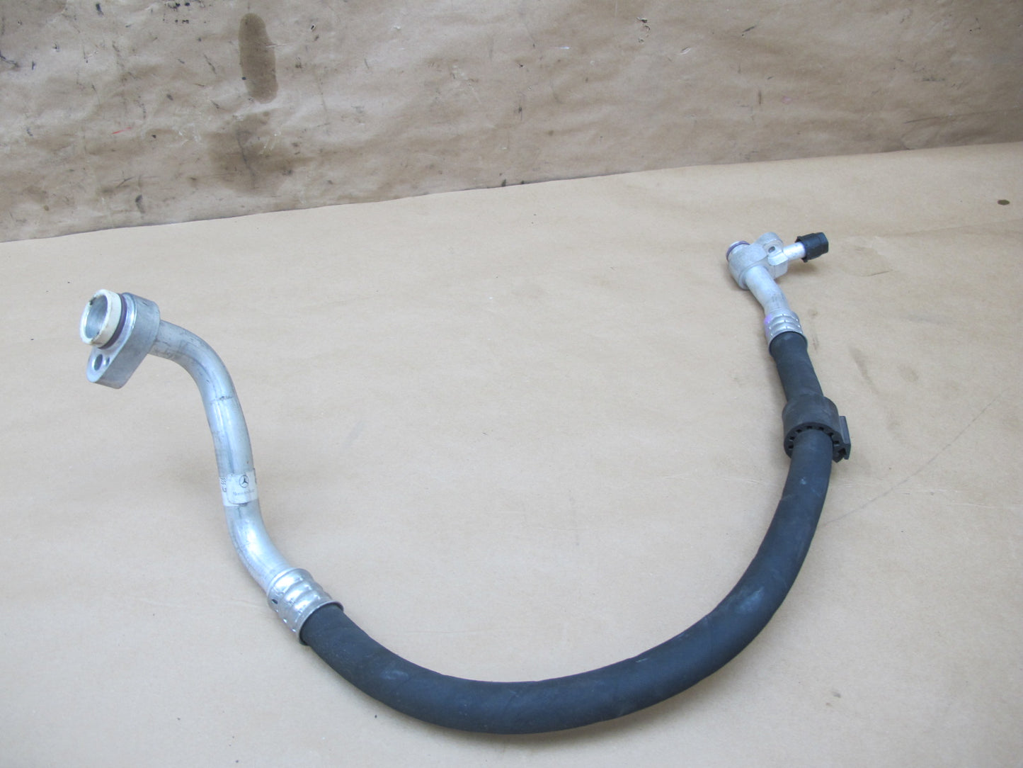 12-15 Mercedes W166 ML350 A/C Air Condition Hose Pipe Line Valve Set OEM