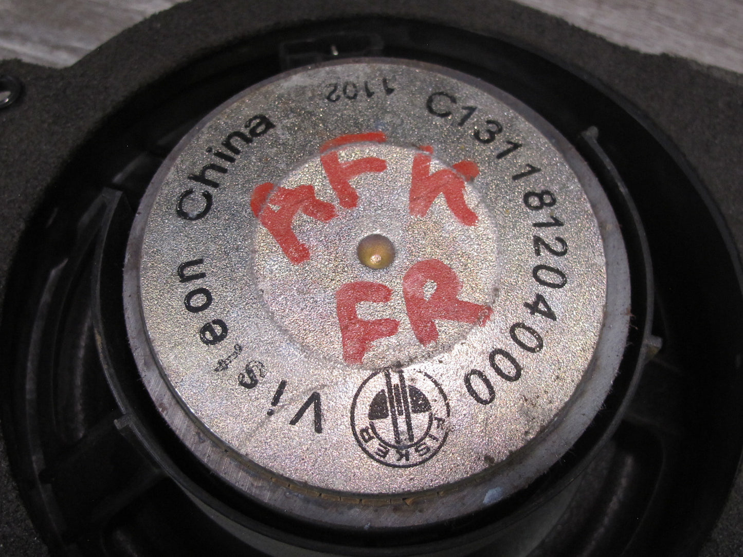 11-12 Fisker Karma Set of 2 Front Left & Right Door Sound Audio Speaker OEM