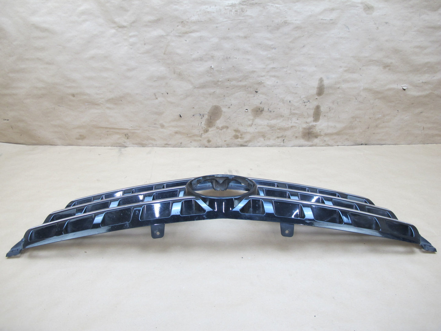 12-15 Mercedes W166 Ml-class Front Bumper Upper Chrome Grille Trim OEM
