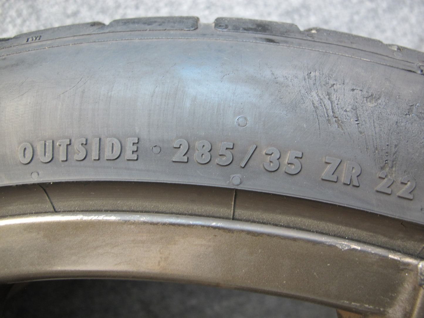 11-18 Porsche Cayenne 958 Verde Axis V99 R22" Wheel Rim 22x10.5J ET48 W/ Tire