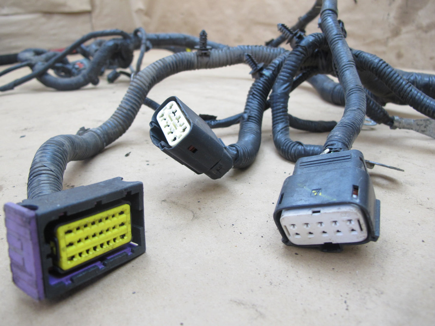 11-12 Fisker Karma Rear Subframe Trunk Body Wire Wiring Harness OEM