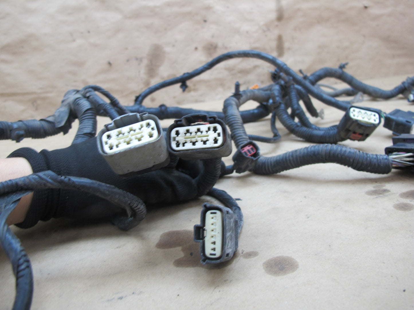 11-12 Fisker Karma Rear Subframe Trunk Body Wire Wiring Harness OEM