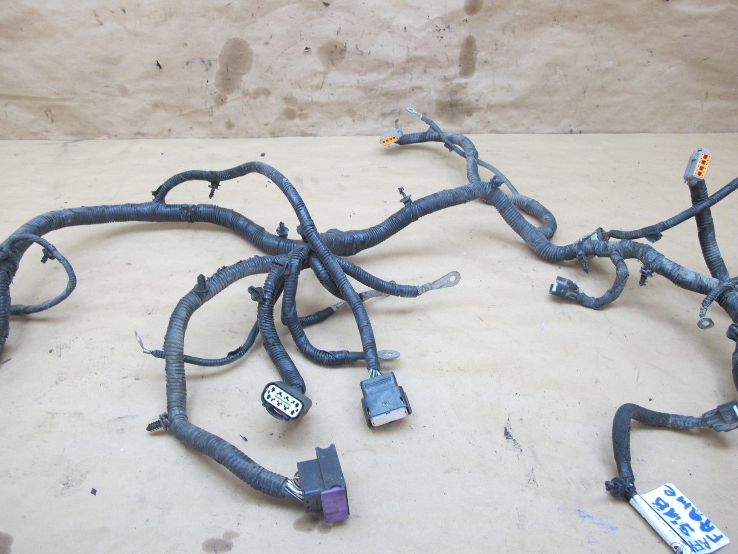 11-12 Fisker Karma Rear Subframe Trunk Body Wire Wiring Harness OEM