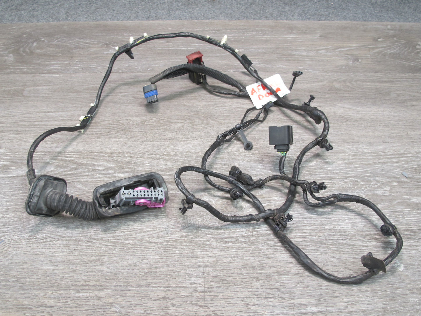 11-12 Fisker Karma Front & Rear Left & Right Door Wire Wiring Harness Set OEM