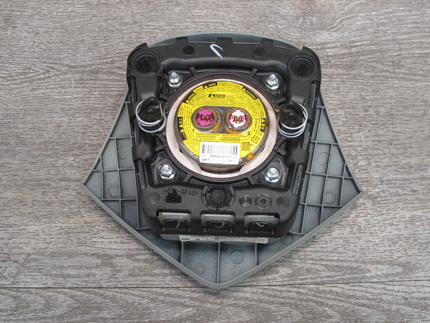 11-12 FISKER KARMA FRONT LEFT DRIVER SIDE STEERING WHEEL SRS AIRBAG OEM
