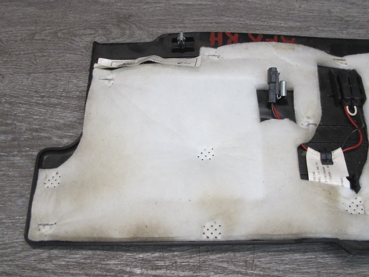 11-12 Fisker Karma Set of 2 Front Left & Right Under Dash Trim Cover Panel OEM