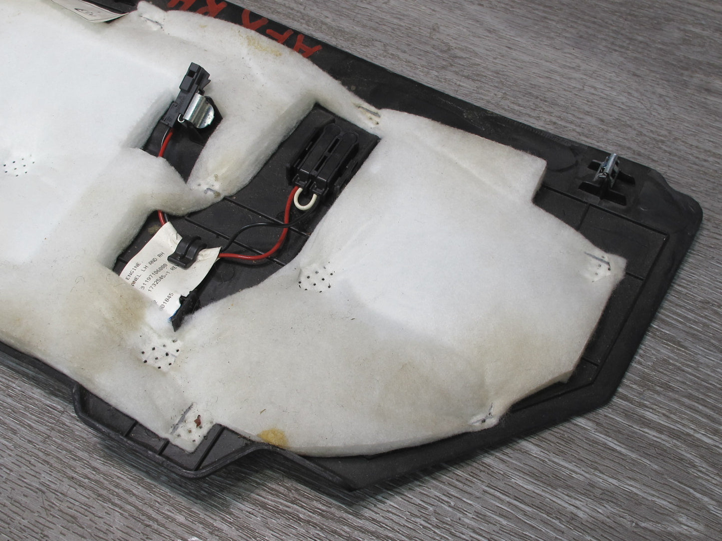 11-12 Fisker Karma Set of 2 Front Left & Right Under Dash Trim Cover Panel OEM