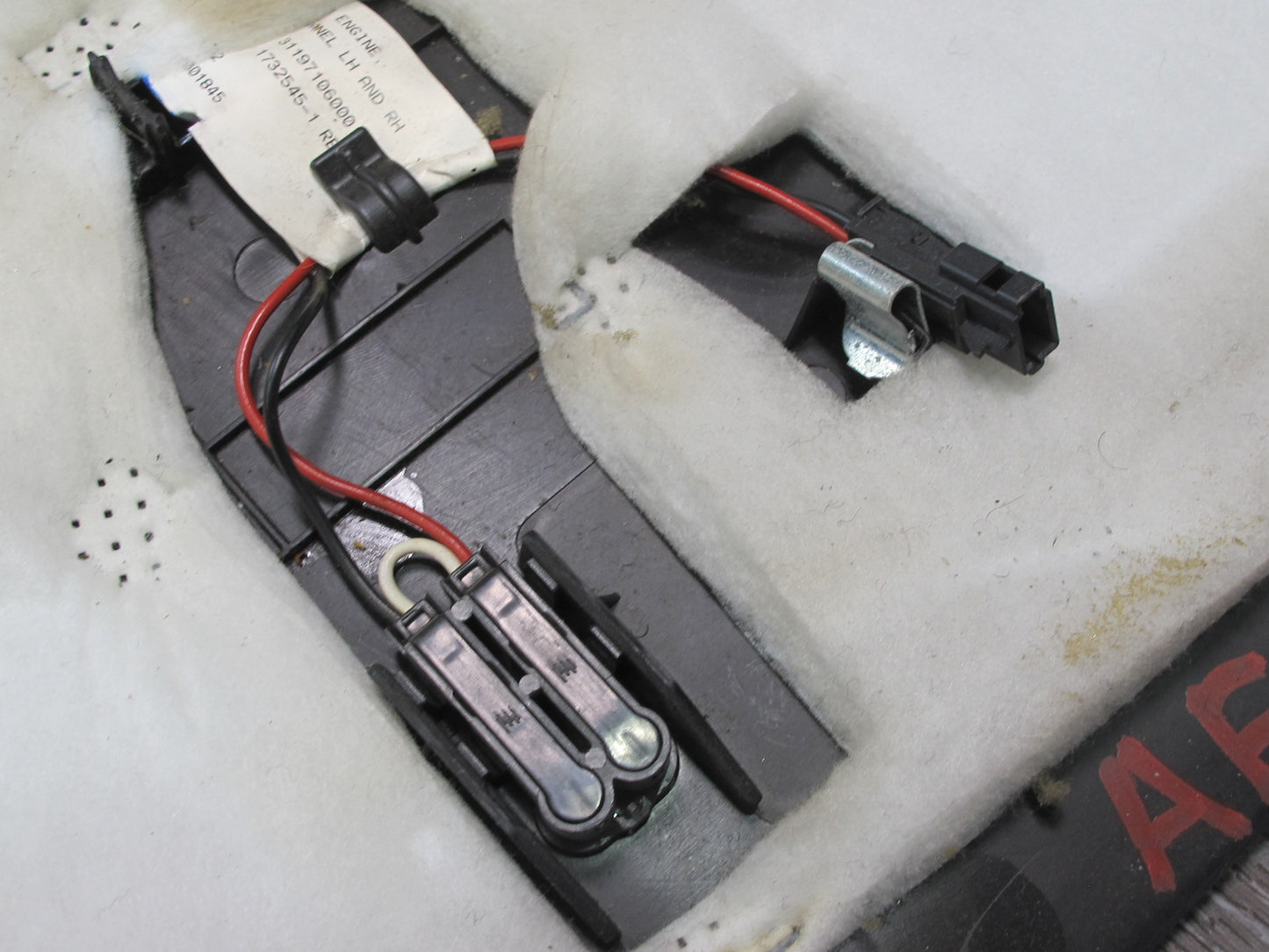11-12 Fisker Karma Set of 2 Front Left & Right Under Dash Trim Cover Panel OEM