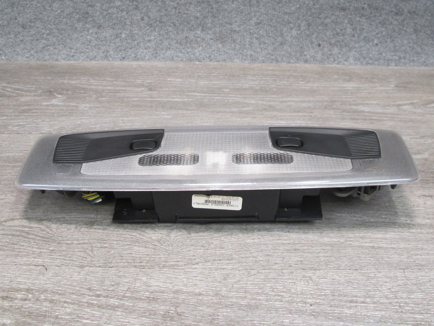 11-12 Fisker Karma Front & Rear Overhead Dome Reading Light Lamp Set OEM