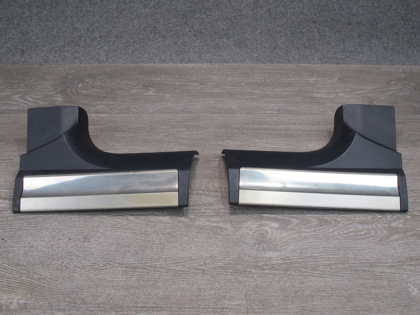 11-12 Fisker Karma Set of 2 Rear Left & Right Door Scuff Sill Plate Trim OEM