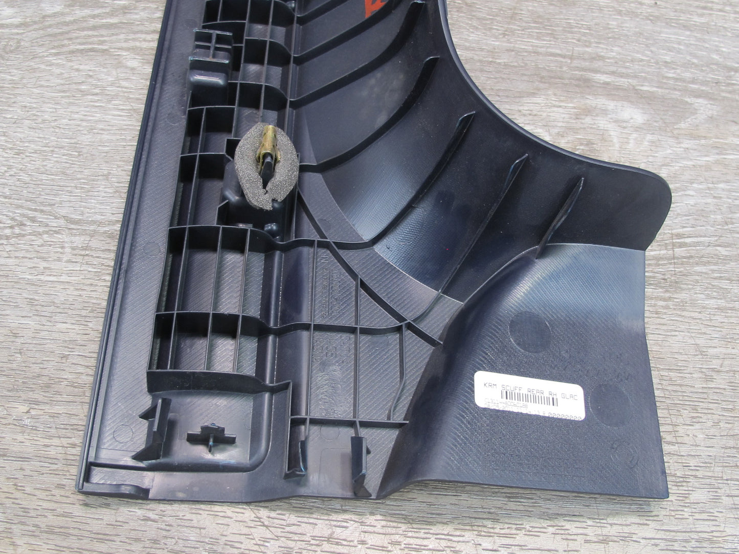 11-12 Fisker Karma Set of 2 Rear Left & Right Door Scuff Sill Plate Trim OEM