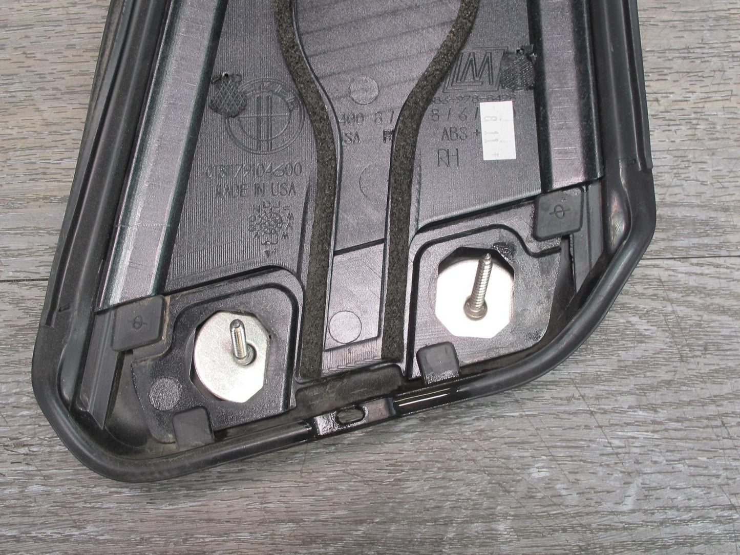11-12 Fisker Karma Left & Right Exterior B Pillar Trim Molding Panel Set OEM