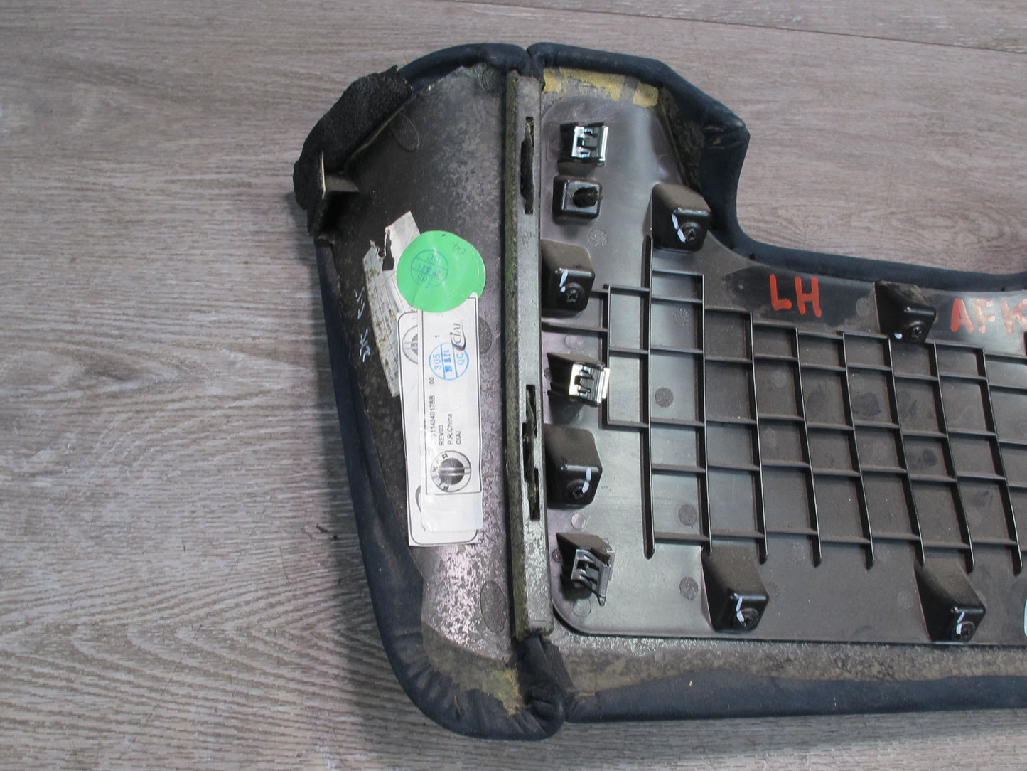 11-12 Fisker Karma Front Left Dash Lower Kick Trim Cover Panel w Switch OEM