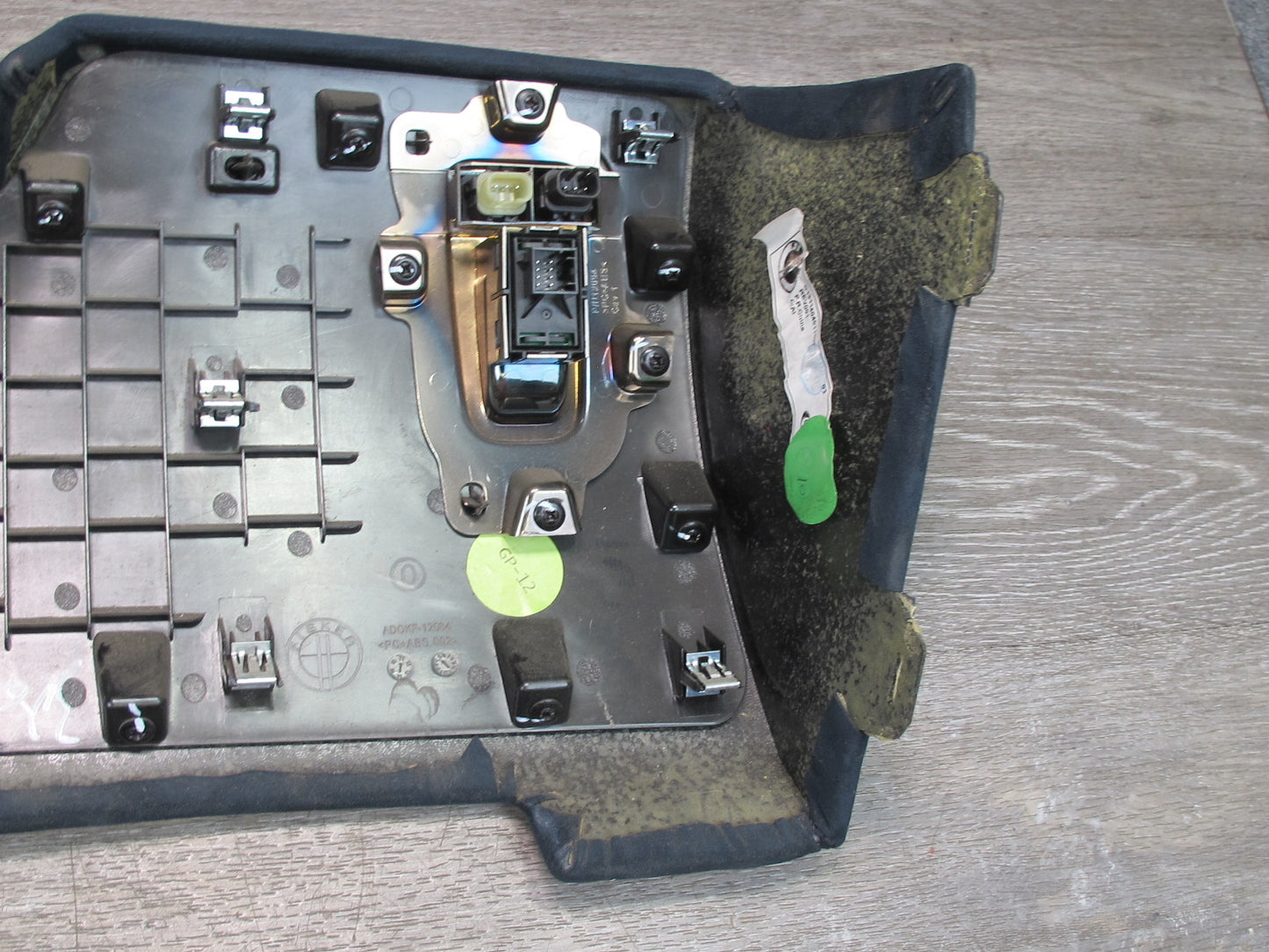 11-12 Fisker Karma Front Left Dash Lower Kick Trim Cover Panel w Switch OEM
