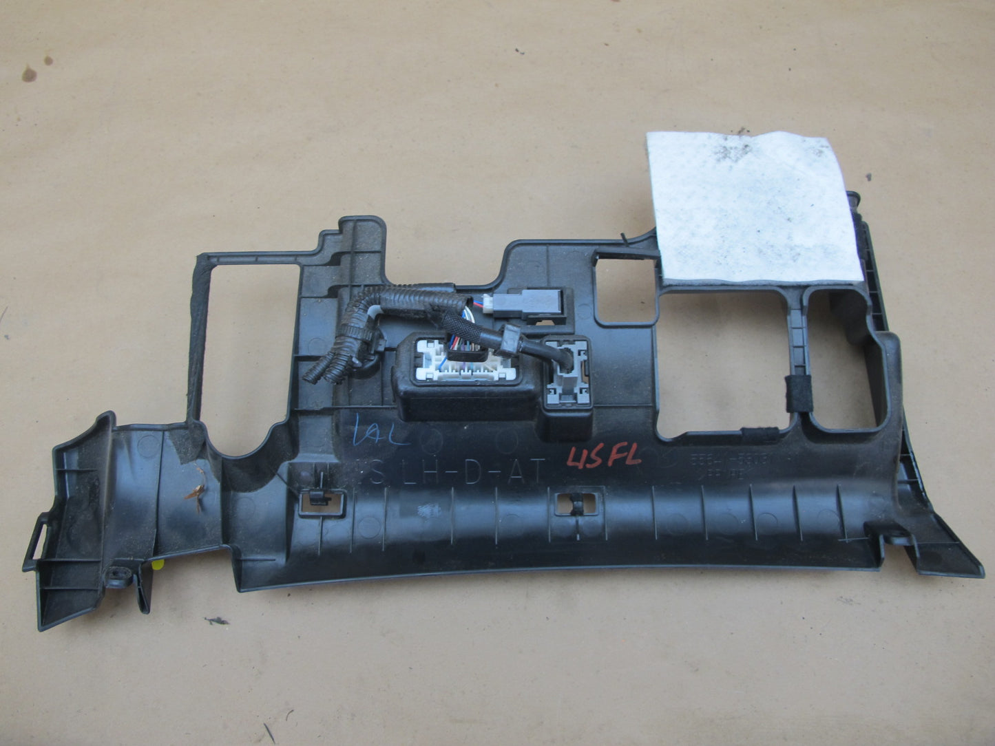 10-15 Lexus IS350 IS250 Convert Left Under Dash Kick Cover Trim Panel Set OEM