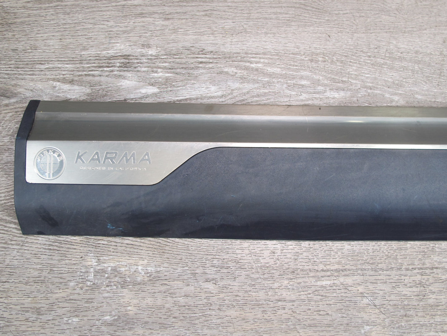 11-12 Fisker Karma Set of 2 Front Left & Right Door Scuff Sill Plate Trim OEM