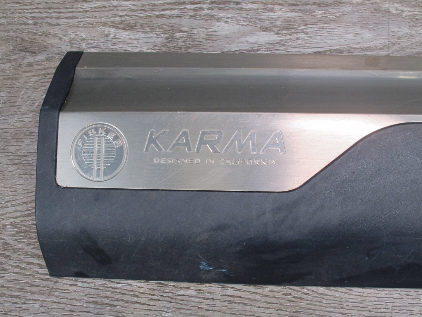 11-12 Fisker Karma Set of 2 Front Left & Right Door Scuff Sill Plate Trim OEM
