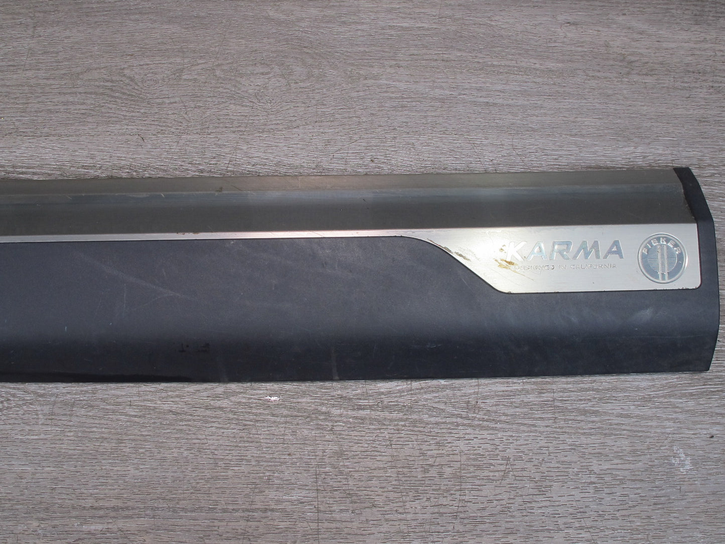 11-12 Fisker Karma Set of 2 Front Left & Right Door Scuff Sill Plate Trim OEM