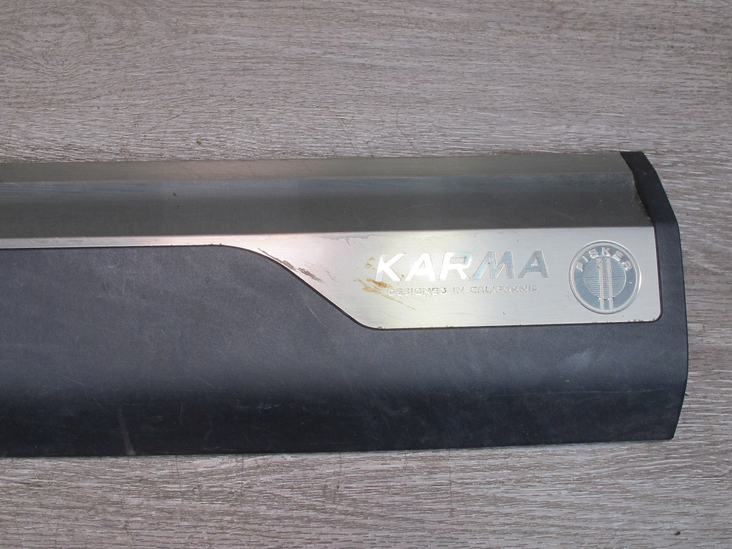 11-12 Fisker Karma Set of 2 Front Left & Right Door Scuff Sill Plate Trim OEM