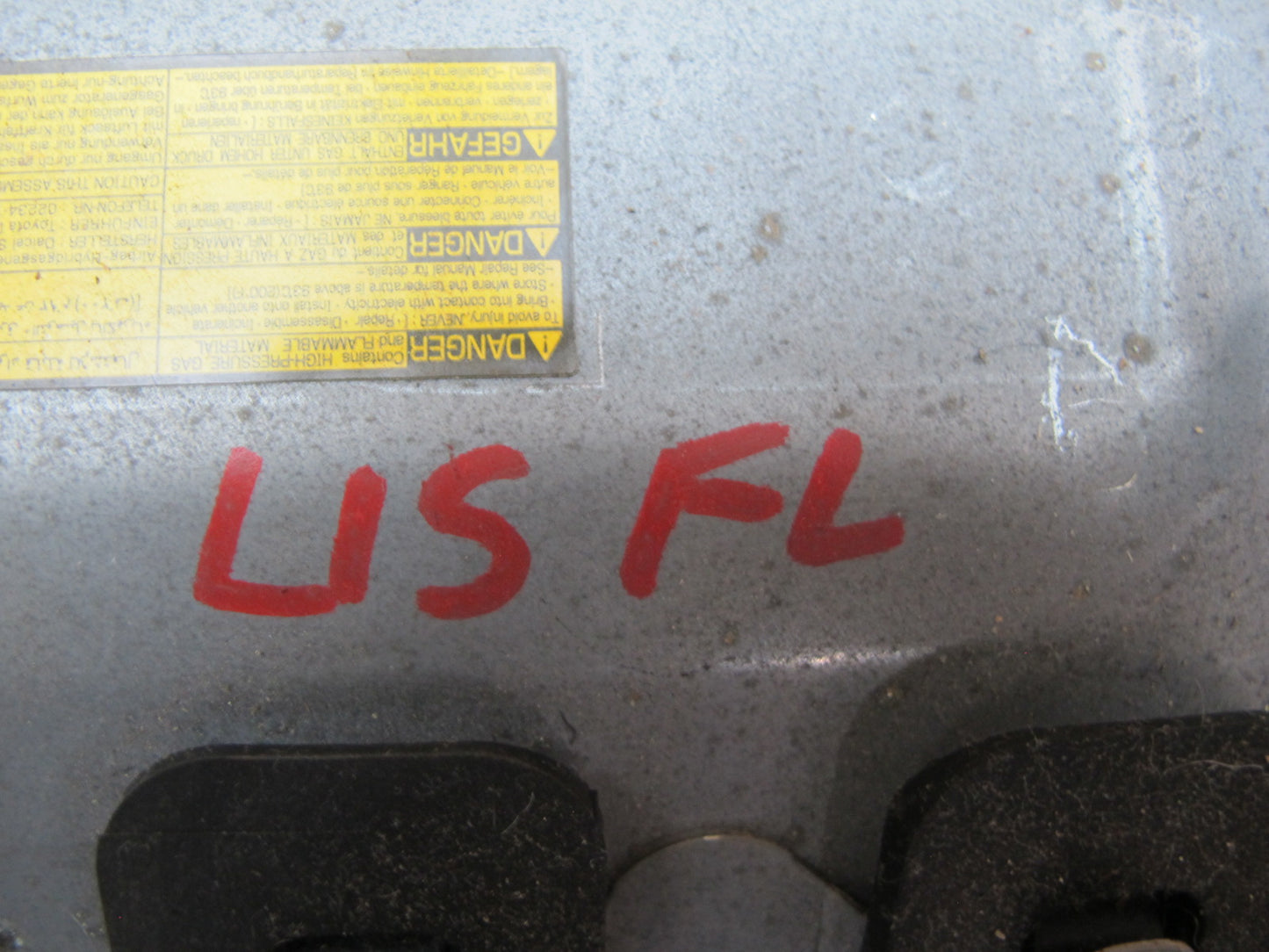 10-15 LEXUS IS250 IS350 CONVERTIBLE FRONT LEFT DRIVER SIDE UNDER DASH KNEE SRS AIRBAG OEM