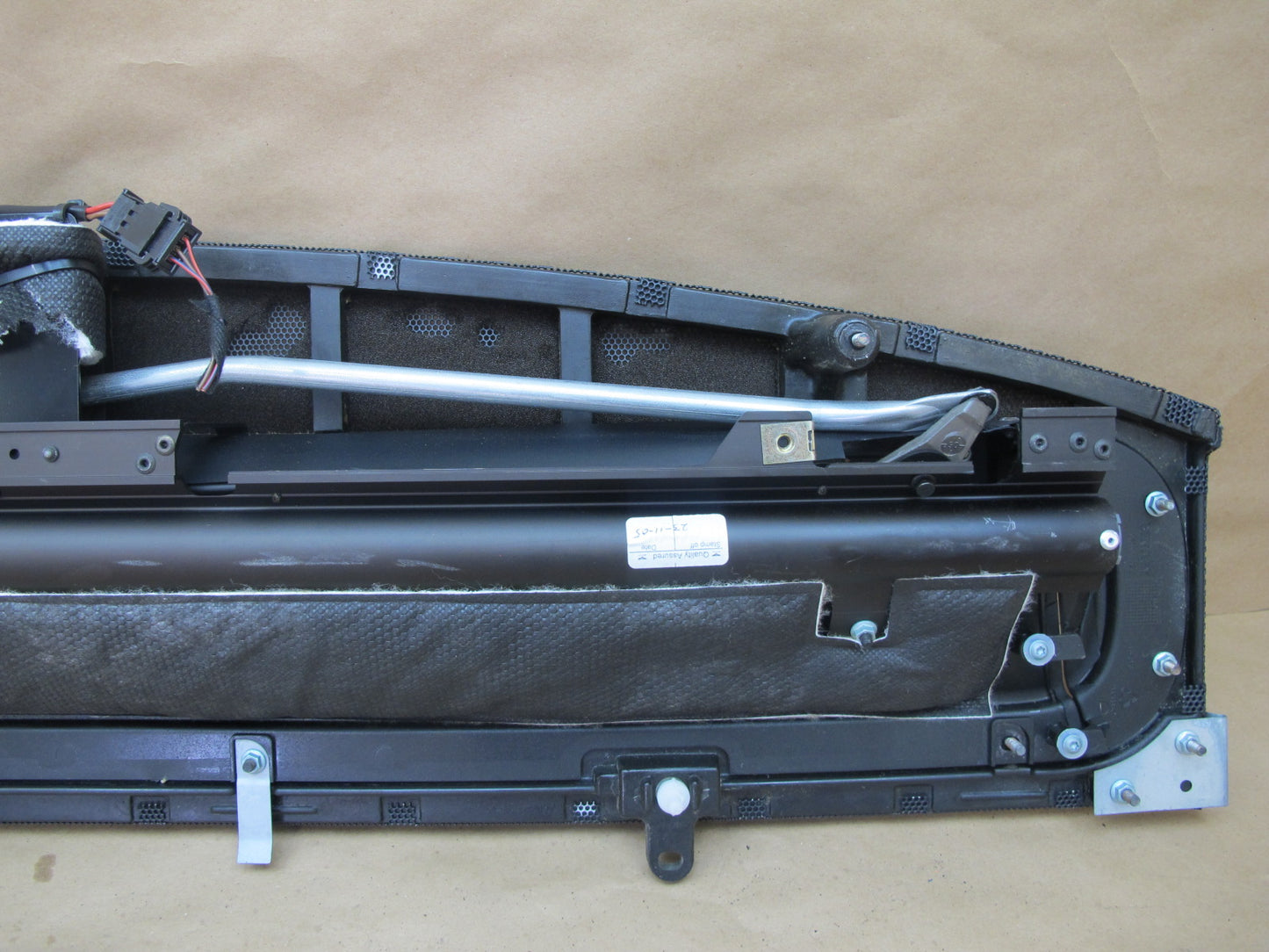 06-12 Bentley Continental Flying Spur Rear Sun Shade Retractable Roller Blind