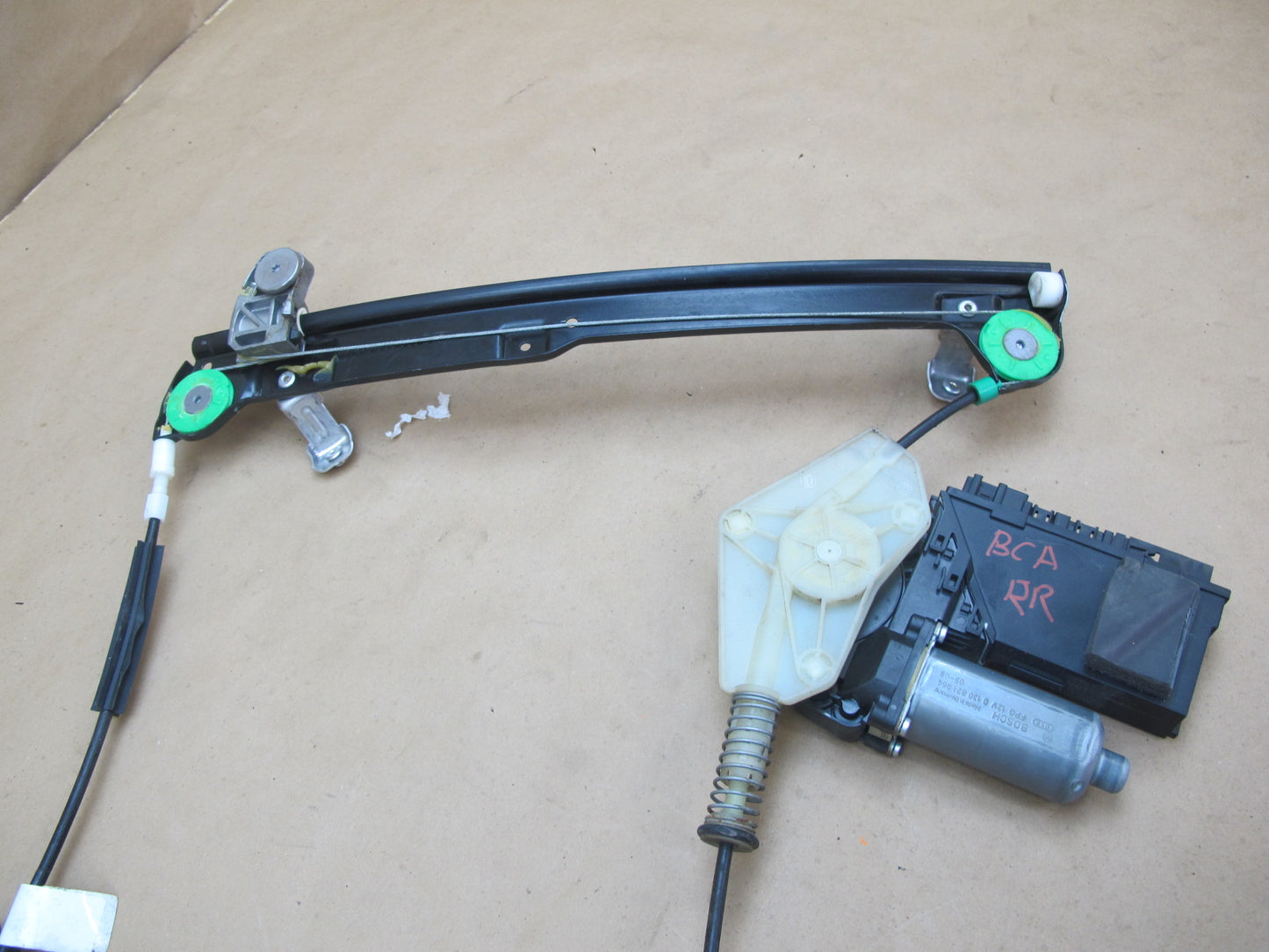 06-12 Bentley Continental Flying Spur Rear Right Door Window Regulator w Motor